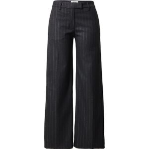 Monki Broek  donkergrijs / zilver