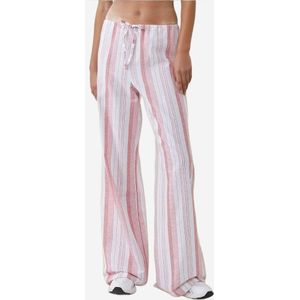 Hiccup Broek  donkerroze / wit