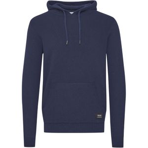 !Solid Sweatshirt 'Kay'  donkerblauw / zwart / wit