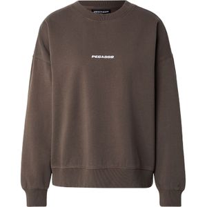 Pegador Sweatshirt 'SELA'  kastanjebruin / wit