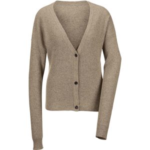 MADELEINE Gebreid vest  cappuccino