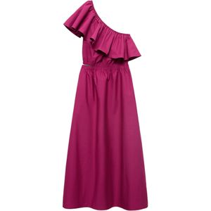 MANGO Jurk 'CUTY'  fuchsia