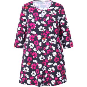 Ulla Popken Shirt  pink / rood / zwart / wit