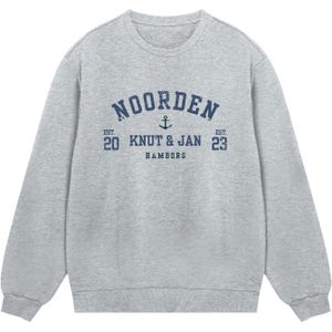F4NT4STIC Sweatshirt 'Knut & Jan Hamburg'  grijs