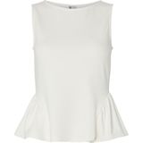 PIECES - PCJILLY - Top - Wit - Mouwloos - Slanke Pasvorm