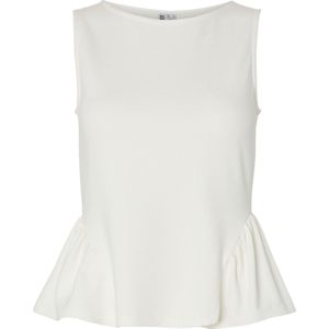 PIECES - PCJILLY - Top - Wit - Mouwloos - Slanke Pasvorm