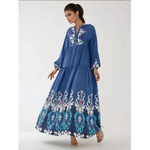 Hiccup Blousejurk  blauw / aqua / pink / wit