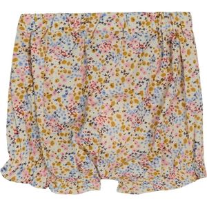 NOA NOA miniature Broek 'Mist'  ivoor / lichtblauw / mosterd / rosa