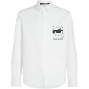 Karl Lagerfeld Overhemd  zwart / wit