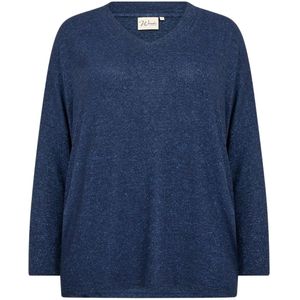 Wasabi Concept Klederdracht shirt ' WA-SIMONE '  navy