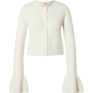 noar studios Gebreid vest  wit