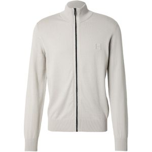 BOSS Gebreid vest 'Kano'  lichtgrijs