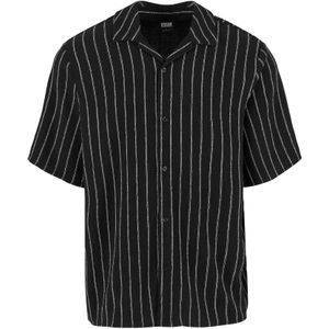 Urban Classics Overhemd  zwart / wit