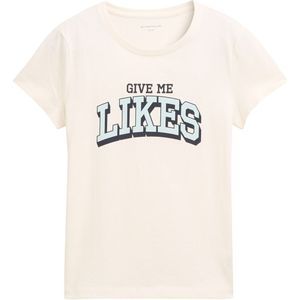 TOM TAILOR Shirt  blauw / lichtblauw / wit