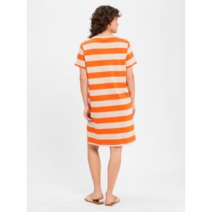 Marie Lund Zomerjurk  sand / oranje