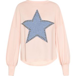usha FESTIVAL Shirt  blauw / poederroze