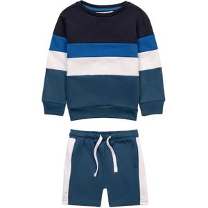 MINOTI Set  blauw / wit