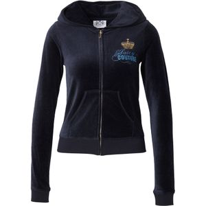 Juicy Couture Sweatvest 'HER MAJESTY ROBYN'  hemelsblauw / donkerblauw / goud
