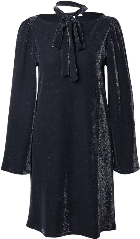 VILA - VIELEINAS - Jurk - Zwart - Knielengte - Lange Mouw