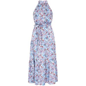 IZIA Zomerjurk  blauw / lila / oranje