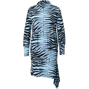 River Island Jurk  lichtblauw / zwart