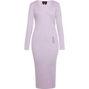 NAEMI Gebreide jurk  pastellila