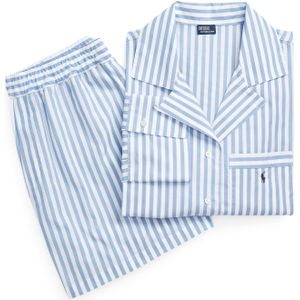 Polo Ralph Lauren - Crop & Boxer Set - Pyjama - Blauw/Wit - 2-delig