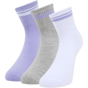 Bruno Banani Sokken 'Dodson'  grijs / lila / wit