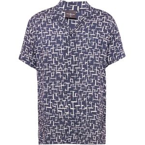 WESTMARK LONDON Overhemd 'Hawaii'  marine / wit