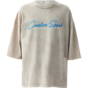 VAMOS CLO Shirt  blauw / stone grey