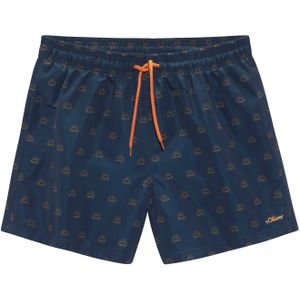 Navy - Zwembroek - Binnenslip - Klassieke Taillehoogte