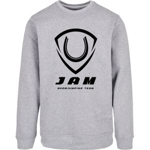 F4NT4STIC Sweatshirt 'Jam Showjumping'  grijs gemêleerd / zwart