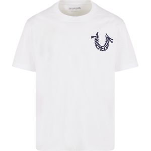 True Religion Shirt  blauw / wit