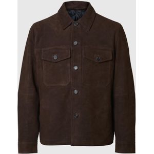 SELECTED HOMME - Thom Suede - Leren Jack - Regular Fit - Velourslook