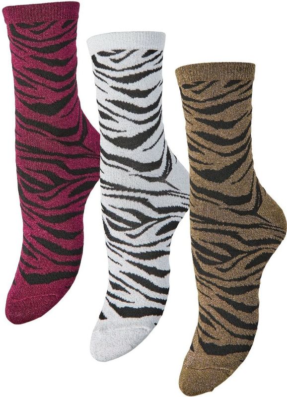 Pcsebby - Glittersokken - Lang - 3-pack