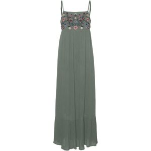 Vmsina - Lange Jurk - Mouwloos - Regular Fit - Vierkante Hals