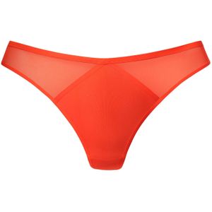 Donkeroranje - Strings - Katoen - Aansluitend Heupmodel