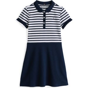 TOMMY HILFIGER Jurk  navy / donkerblauw / wit