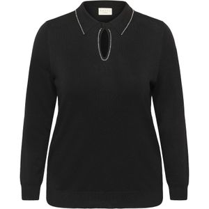 KAFFE CURVE Trui 'KCjanna'  zwart