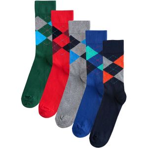 Next Sokken  blauw / grijs / groen / rood / zwart