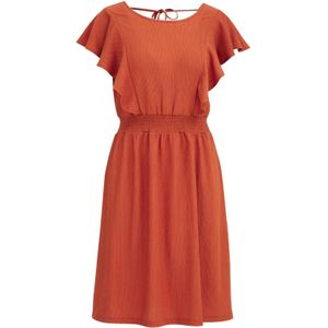 WE Fashion Jurk  donkeroranje