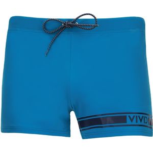 VIVID Zwembroek  cyaan blauw / zwart