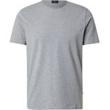 OLYMP - Casual T-shirt - Zilvergrijs - Katoen - Ronde Hals