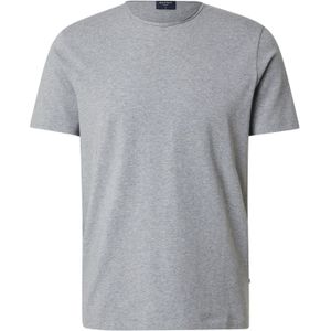 OLYMP - Casual T-shirt - Zilvergrijs - Katoen - Ronde Hals