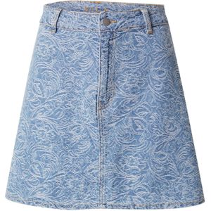 VILA Rok 'VICHRIS'  blauw denim