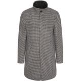 Slim fit lange jas met wol, model 'HARVEY'