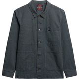 Superdry - Merchant Stripe Worker - Overhemd - Lange Mouwen