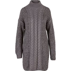 Noisy may Gebreide jurk 'NMLori'  donkergrijs