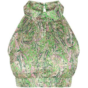 ebeeza Top 'Boho'  geel / grasgroen / donkergroen / rosa