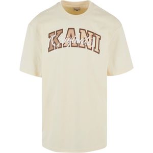 Karl Kani Shirt  crème / bruin / wit